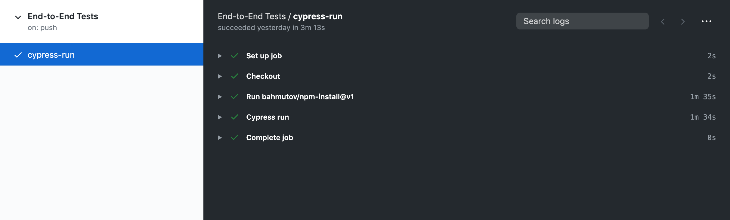 Cypress Test